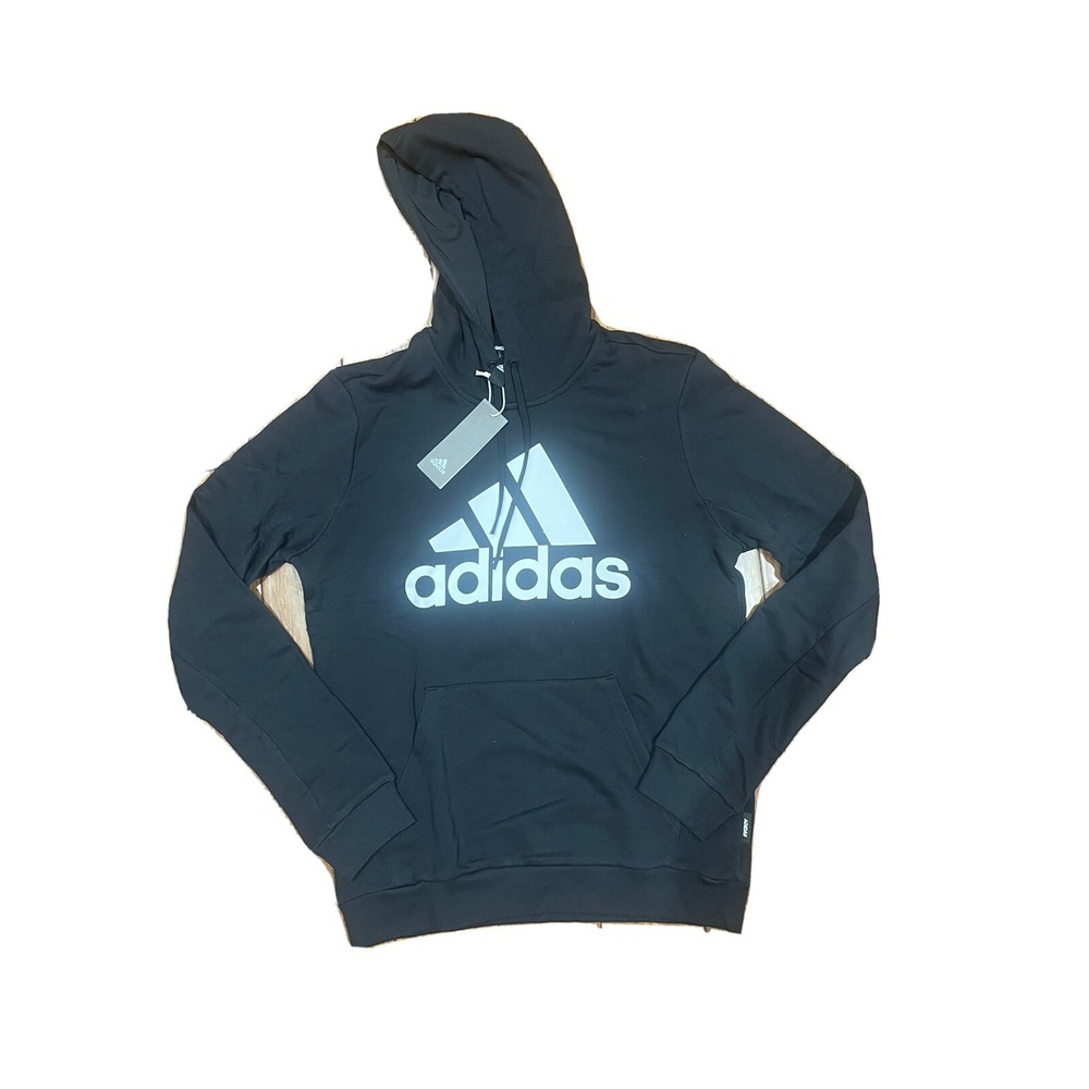 NWT Men's Black ADIDAS BOS Sweatshirt Hoodie Size Large‎